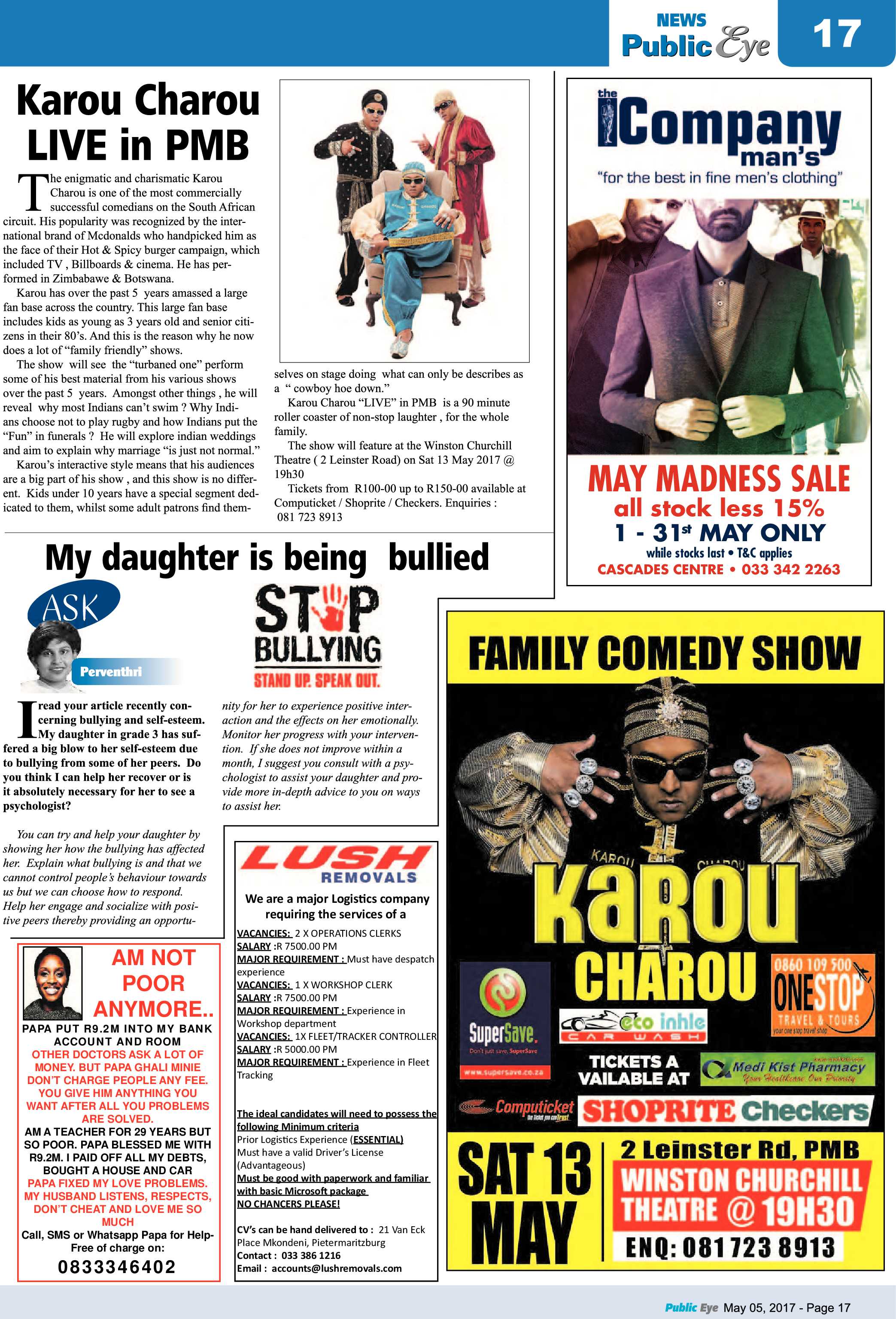 Public Eye 5 May 2015 page 17