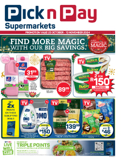 Pick n Pay 30 October 2024