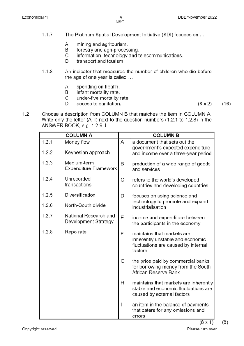 Economics Paper 1 page 4