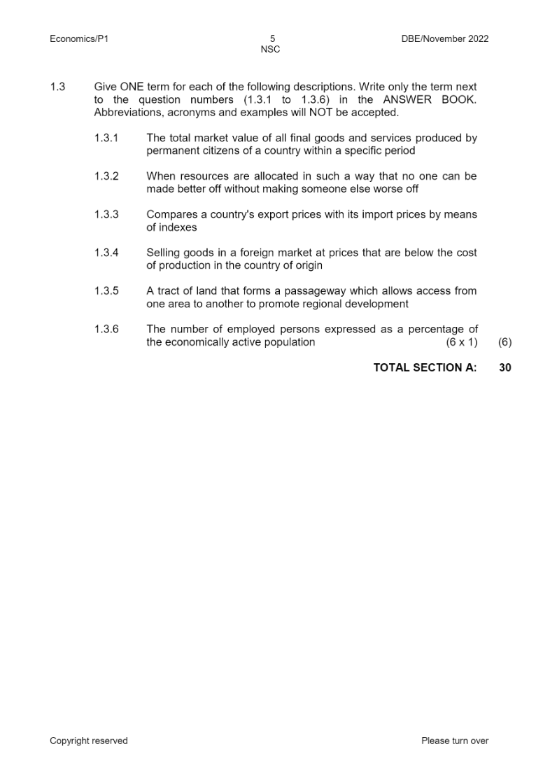 Economics Paper 1 page 5