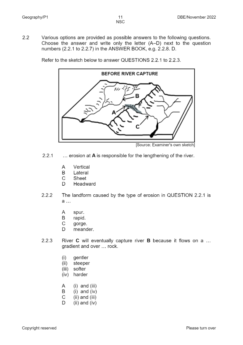 Geography Paper 1 page 11