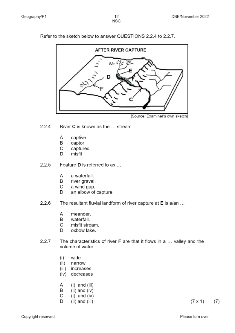 Geography Paper 1 page 12