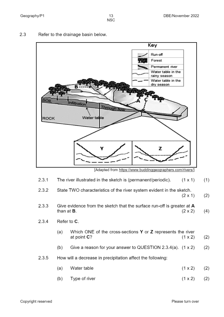 Geography Paper 1 page 13
