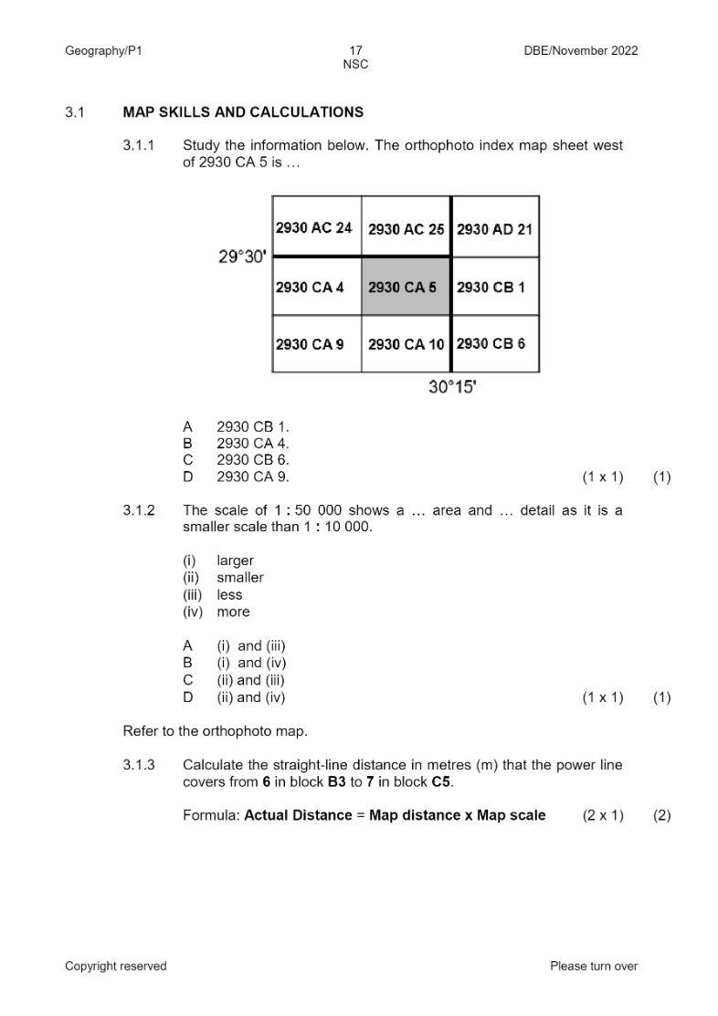 Geography Paper 1 page 17