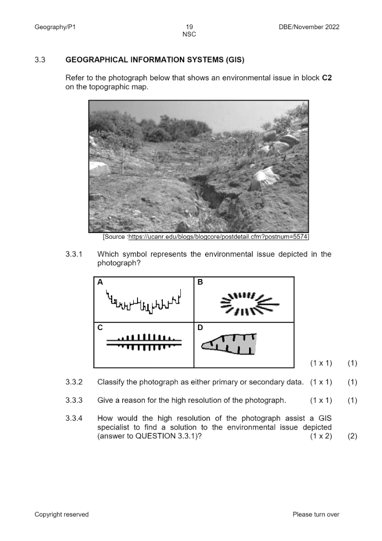 Geography Paper 1 page 19