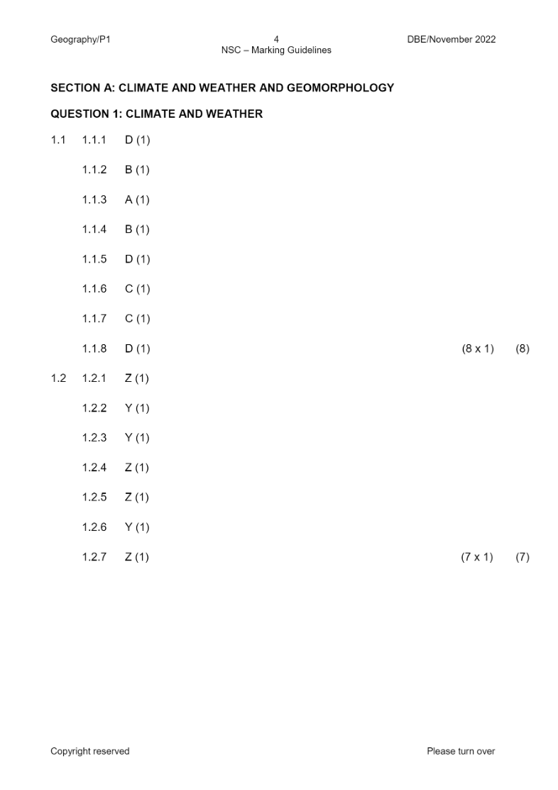 Geography Paper 1 page 24