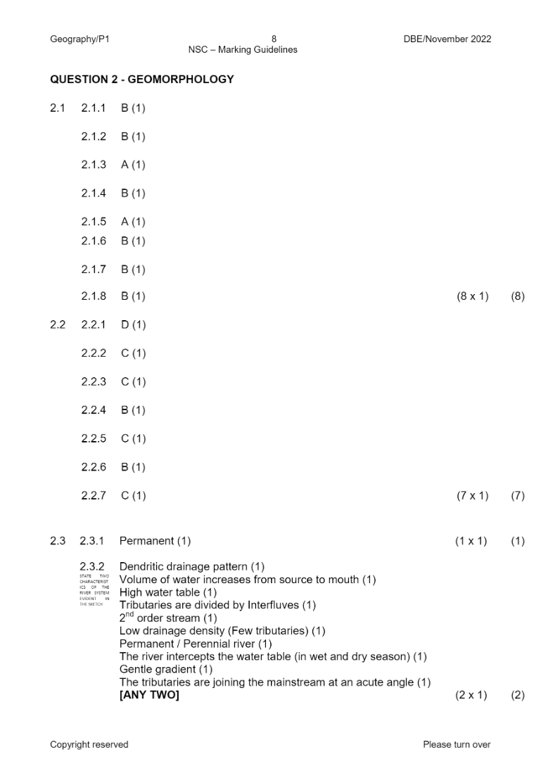 Geography Paper 1 page 28