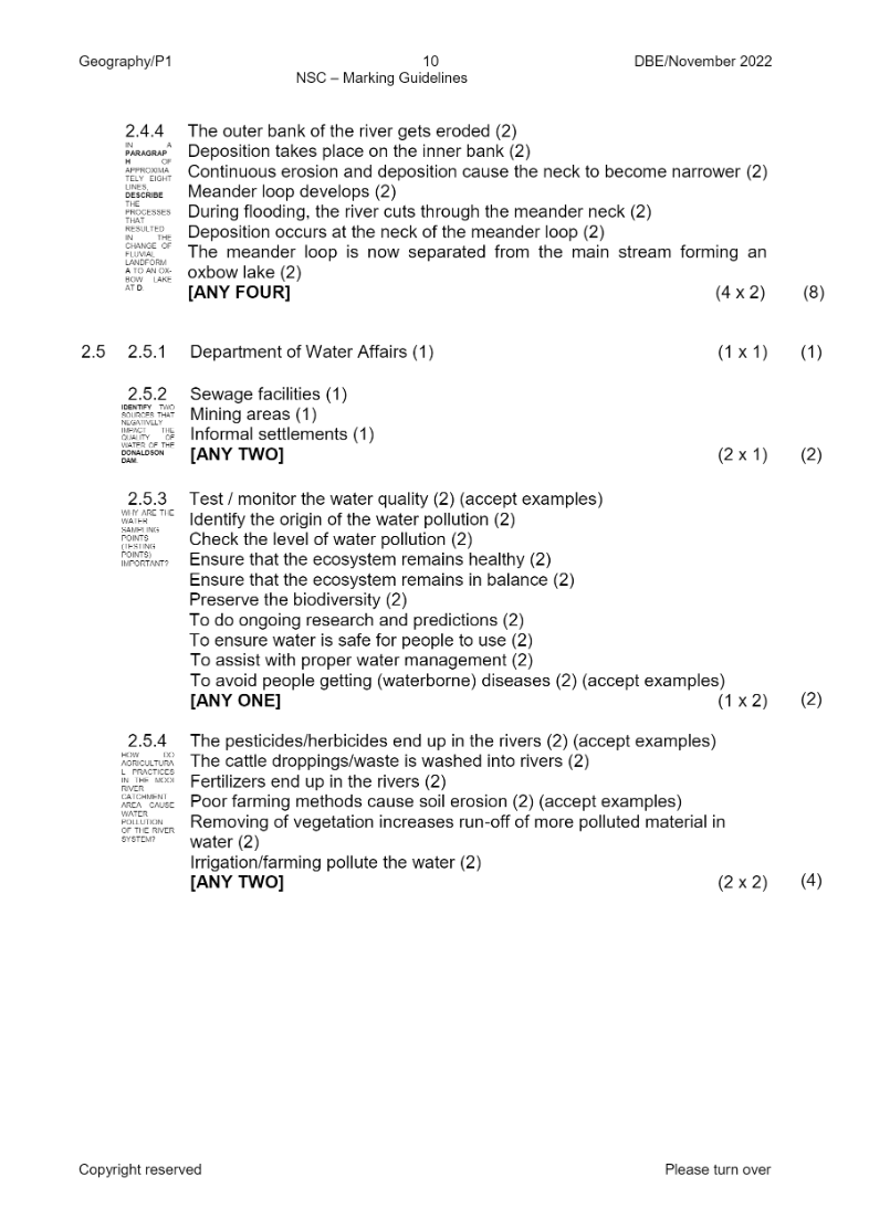 Geography Paper 1 page 30