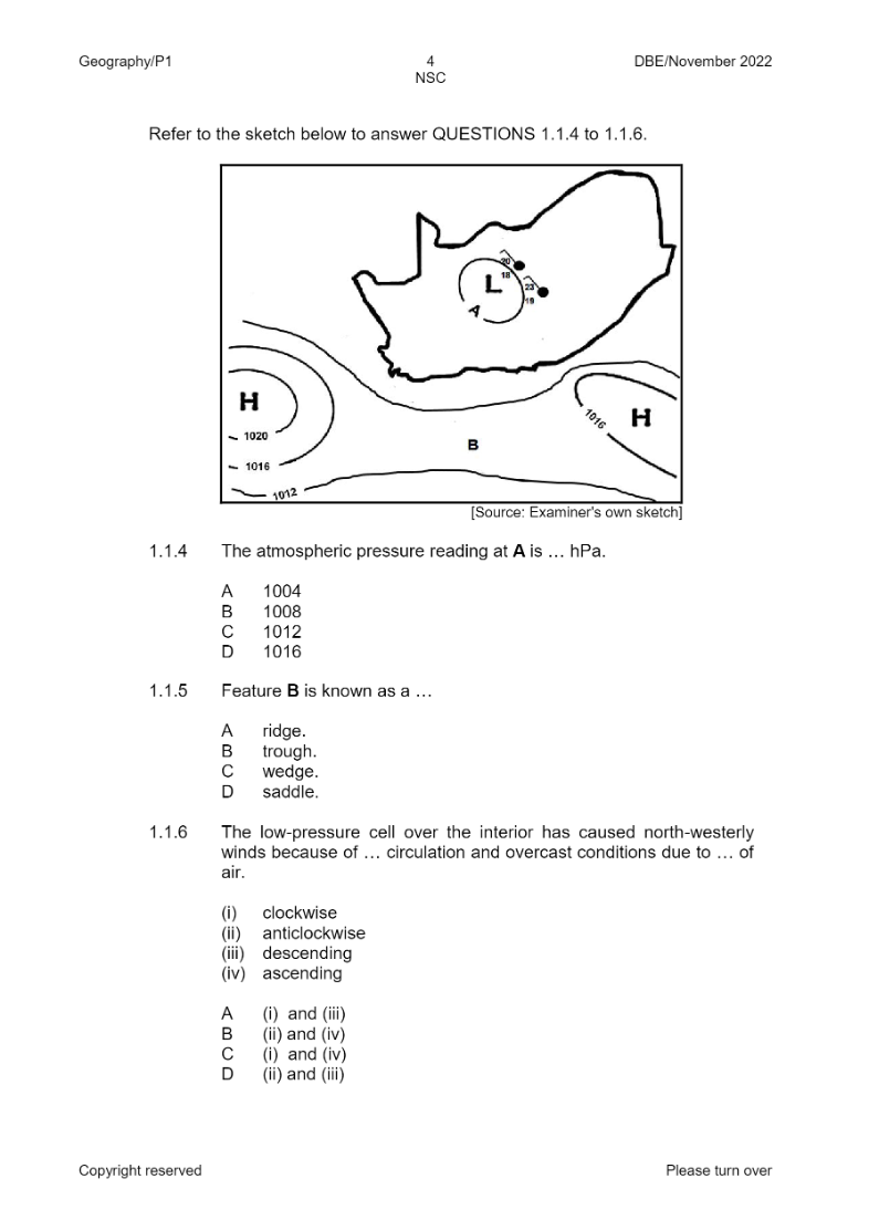 Geography Paper 1 page 4