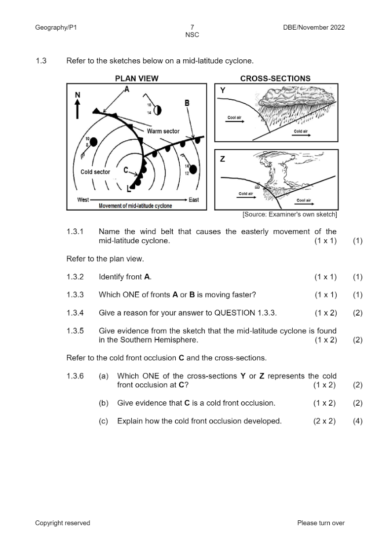 Geography Paper 1 page 7