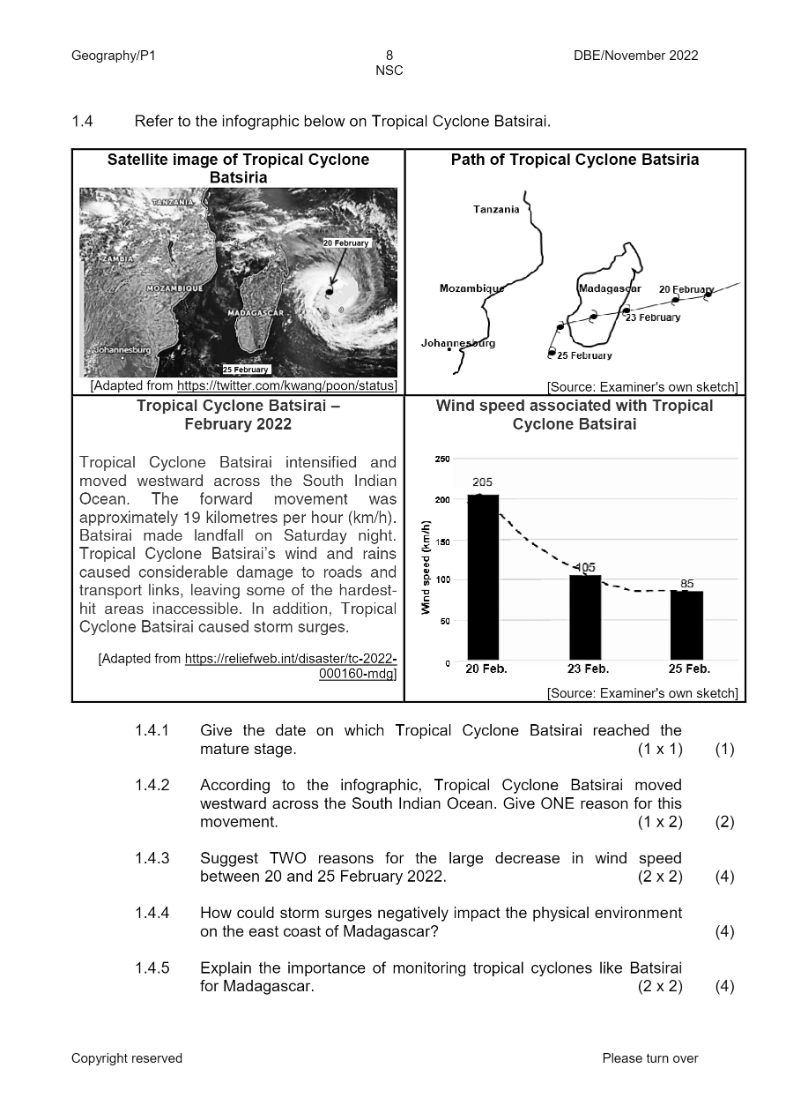 Geography Paper 1 page 8