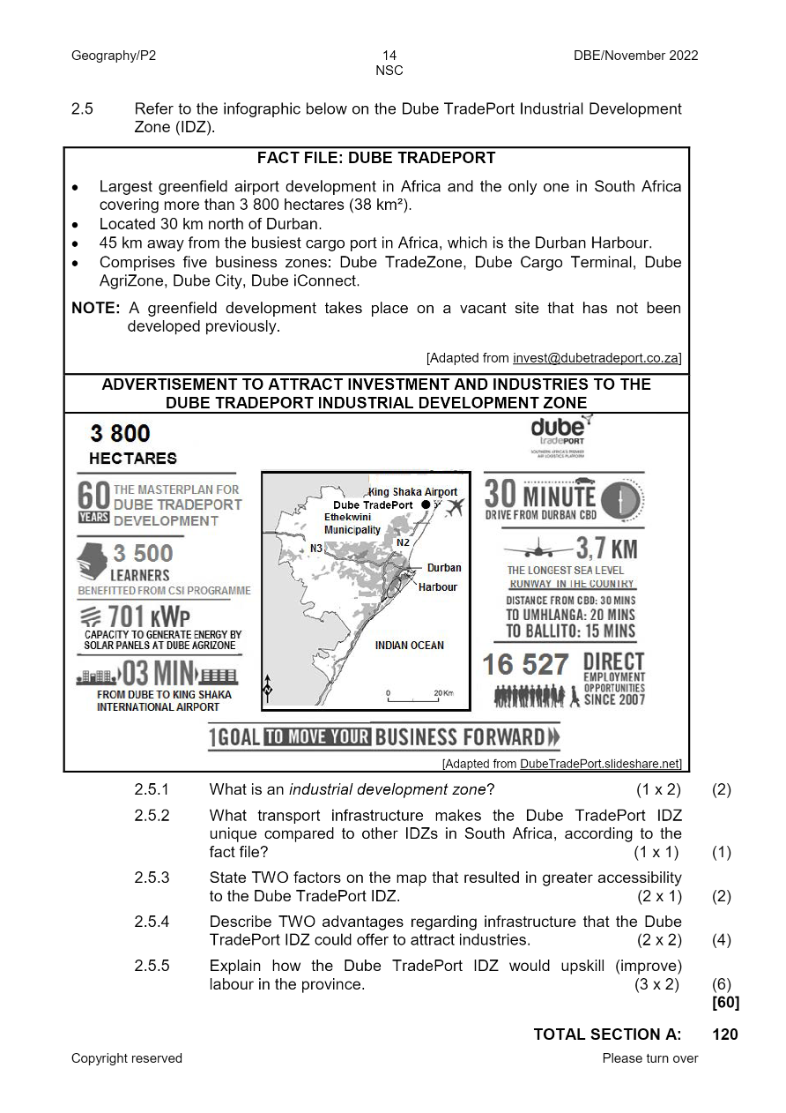 Geography Paper 2 page 14