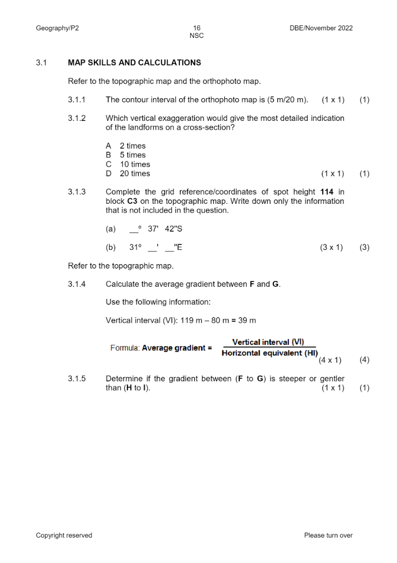 Geography Paper 2 page 16