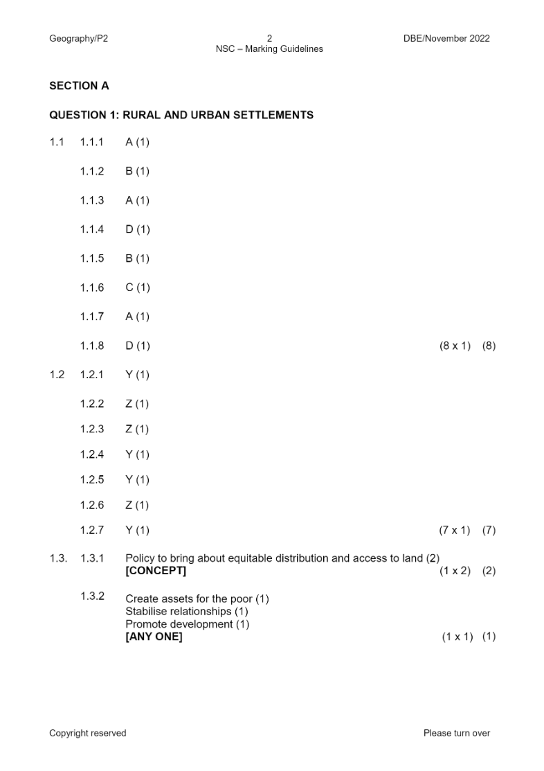 Geography Paper 2 page 21