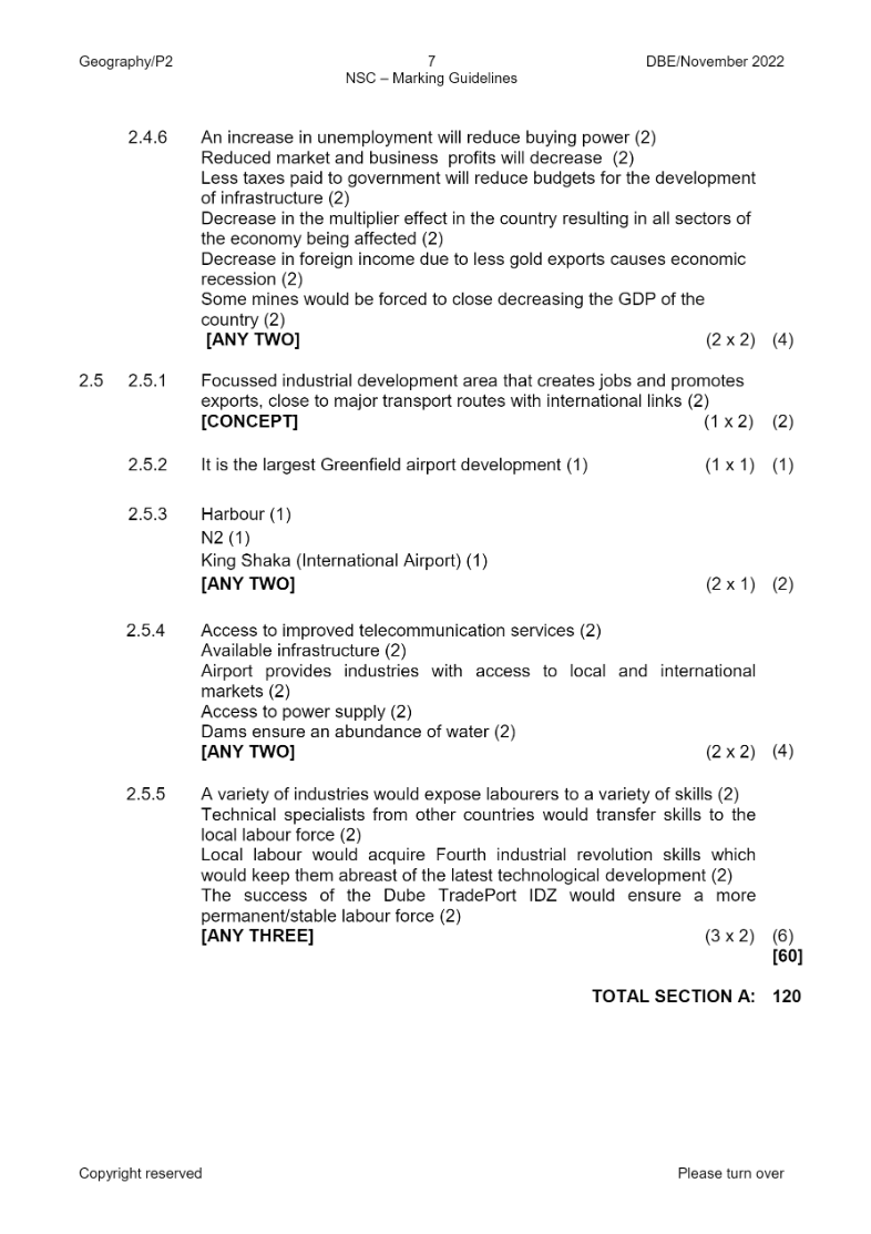 Geography Paper 2 page 26