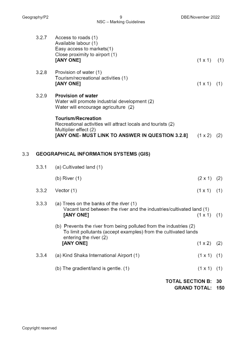 Geography Paper 2 page 28