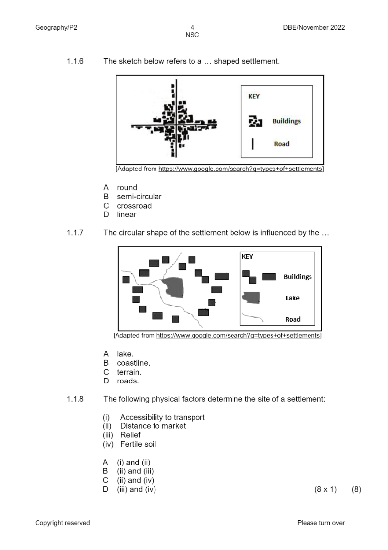Geography Paper 2 page 4