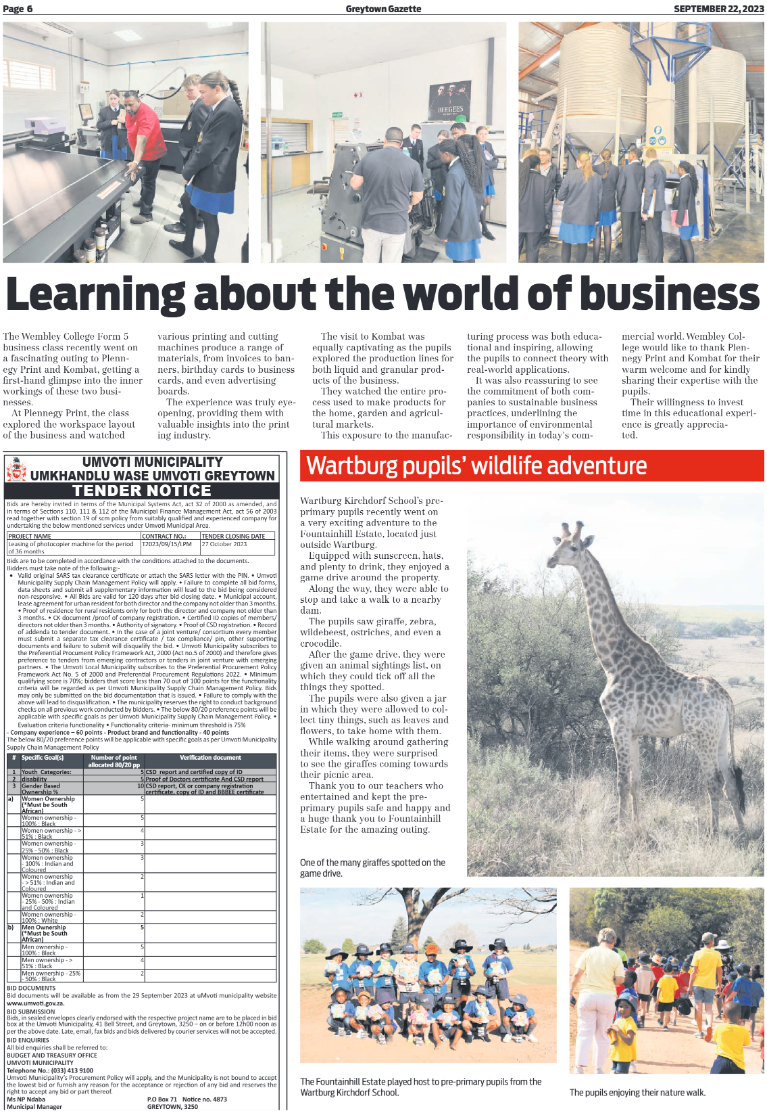 Greytown Gazette 220923 page 6