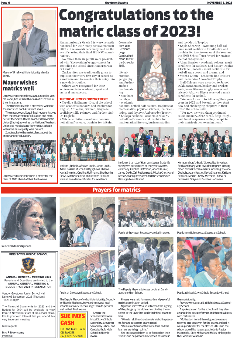 Greytown Gazette 031123 page 5