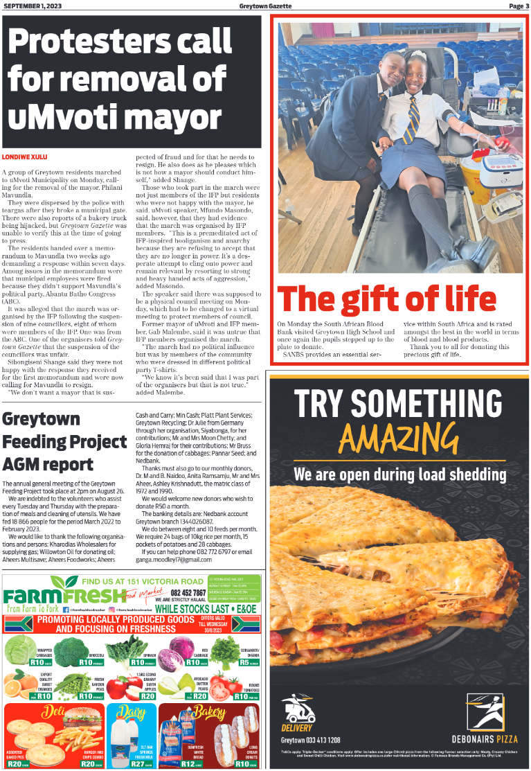 Greytown Gazette 010923 page 3