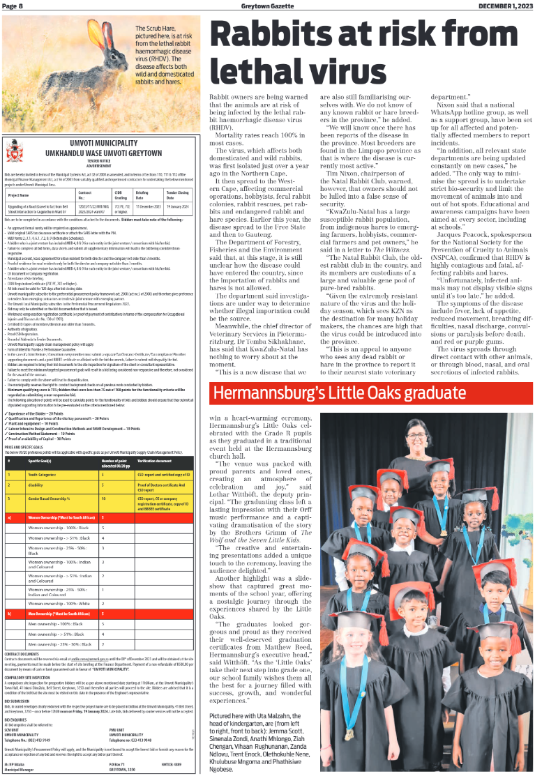 Greytown Gazette 011223 page 8