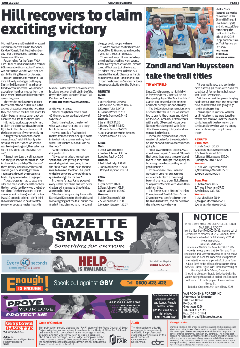 Greytown Gazette 020623 page 6