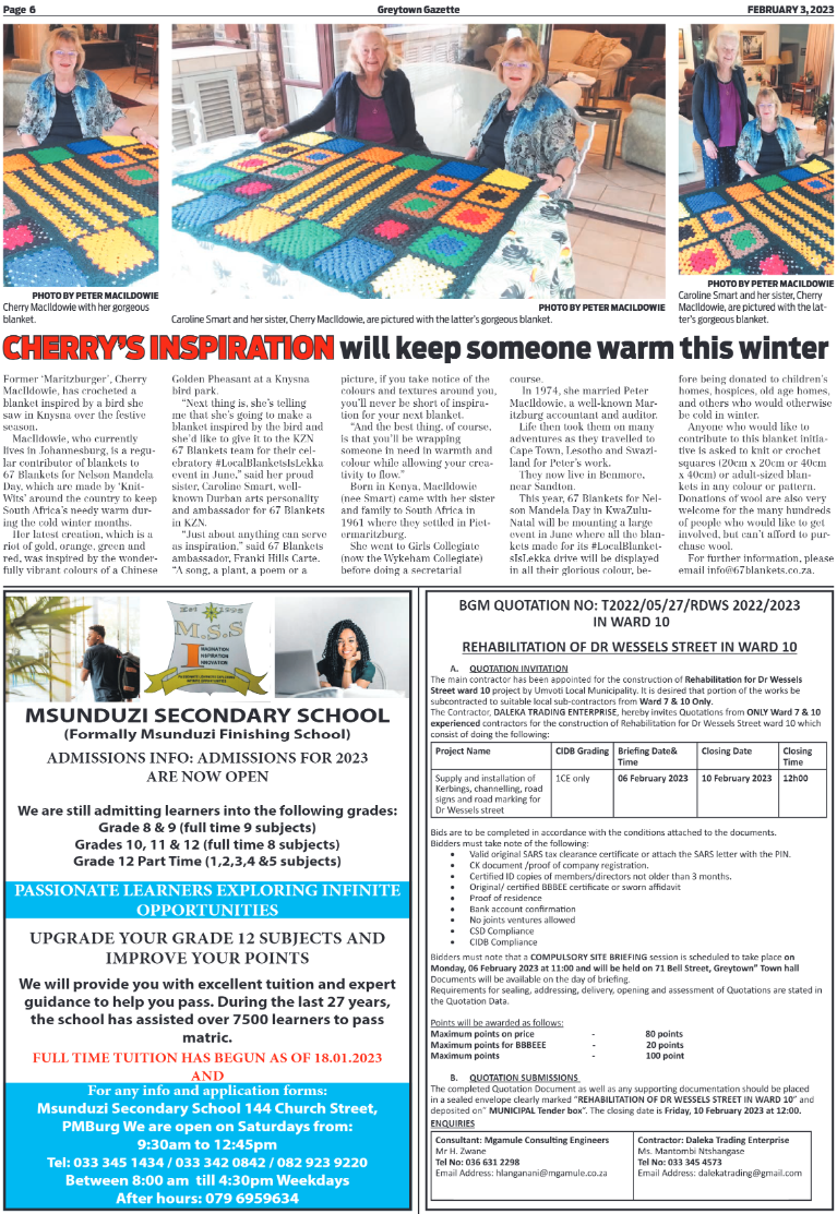 Greytown Gazette 030223 page 6