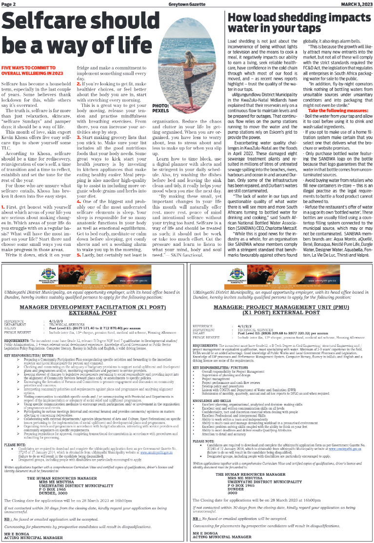 Greytown Gazette 030323 page 2