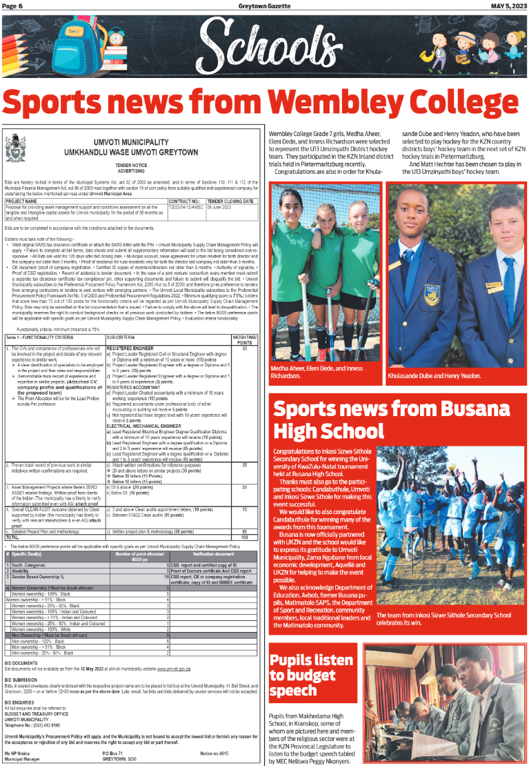 Greytown Gazette 050523 page 6