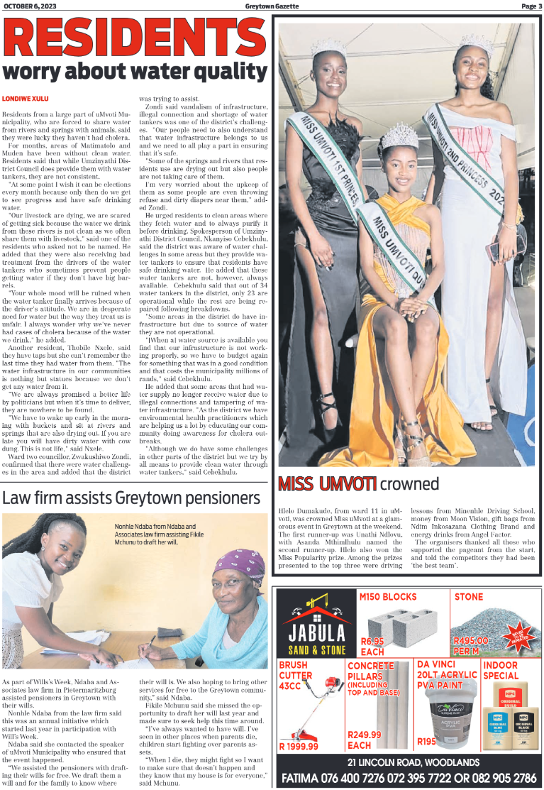 Greytown Gazette 061023 page 3