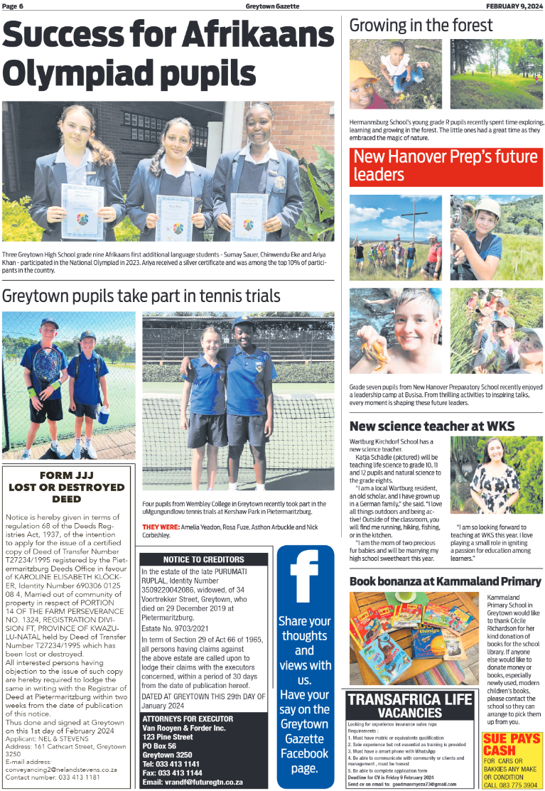 Greytown Gazette 090224 page 6