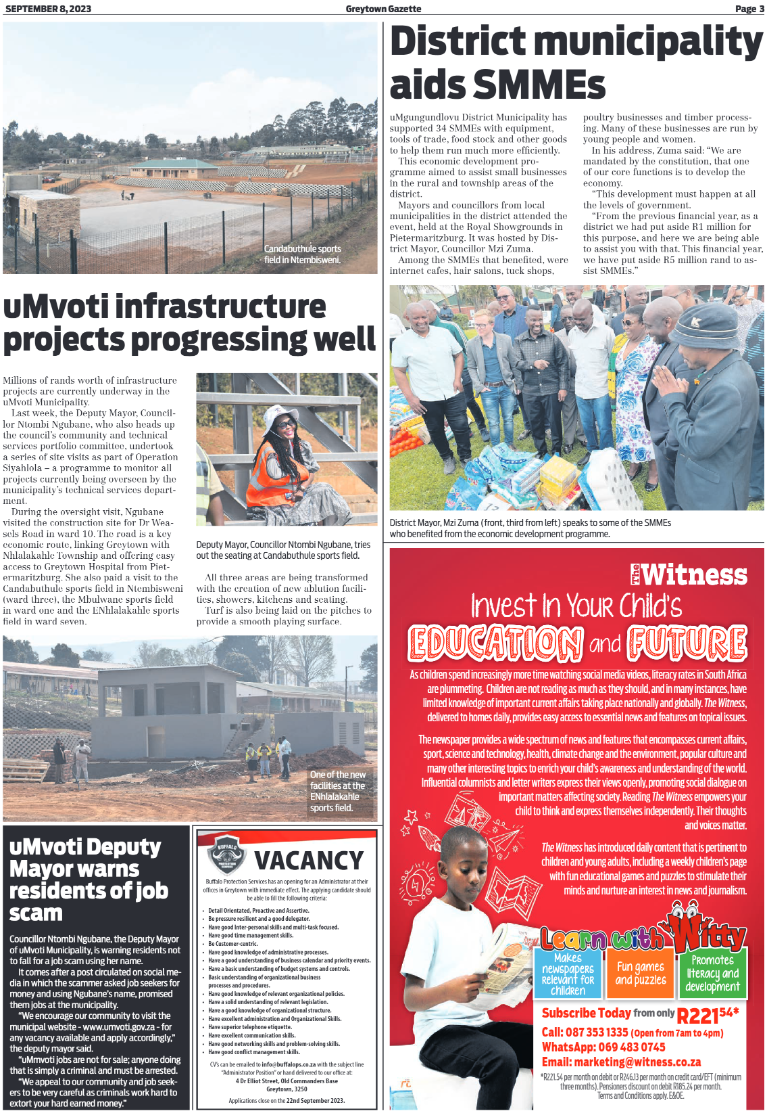 Greytown Gazette 080923 page 3