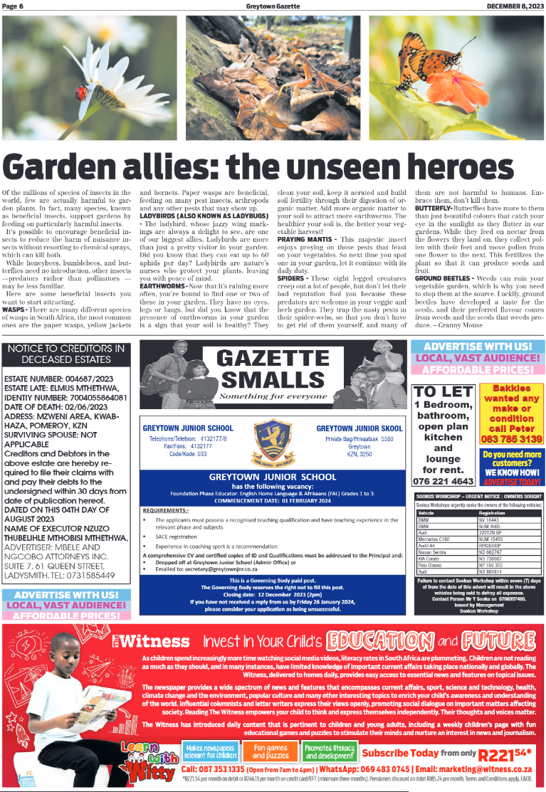 Greytown Gazette 081223 page 6