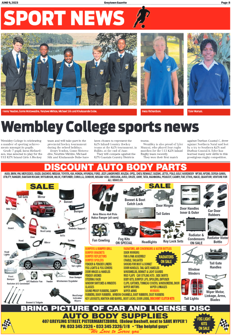 Greytown Gazette 090623 page 8