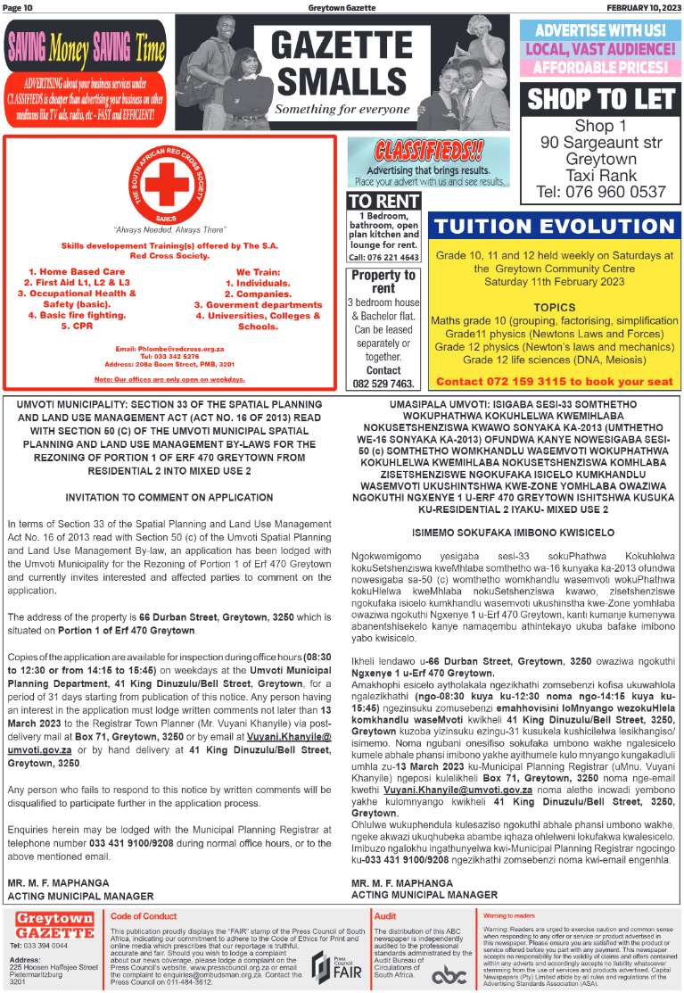 Greytown Gazette 100223 page 10