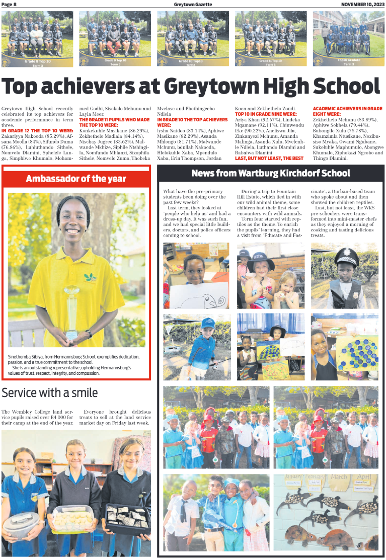 Greytown Gazette 101123 page 8