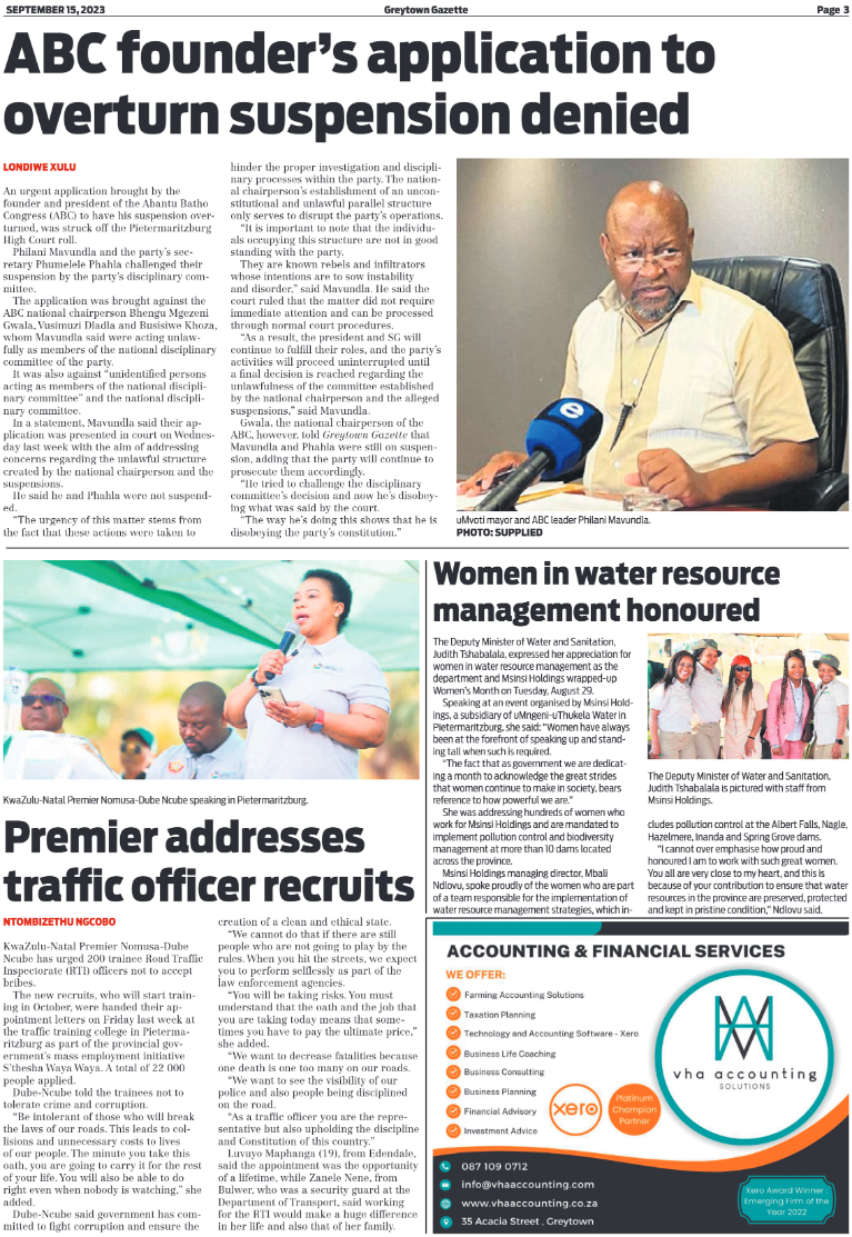 Greytown Gazette 150923 page 3