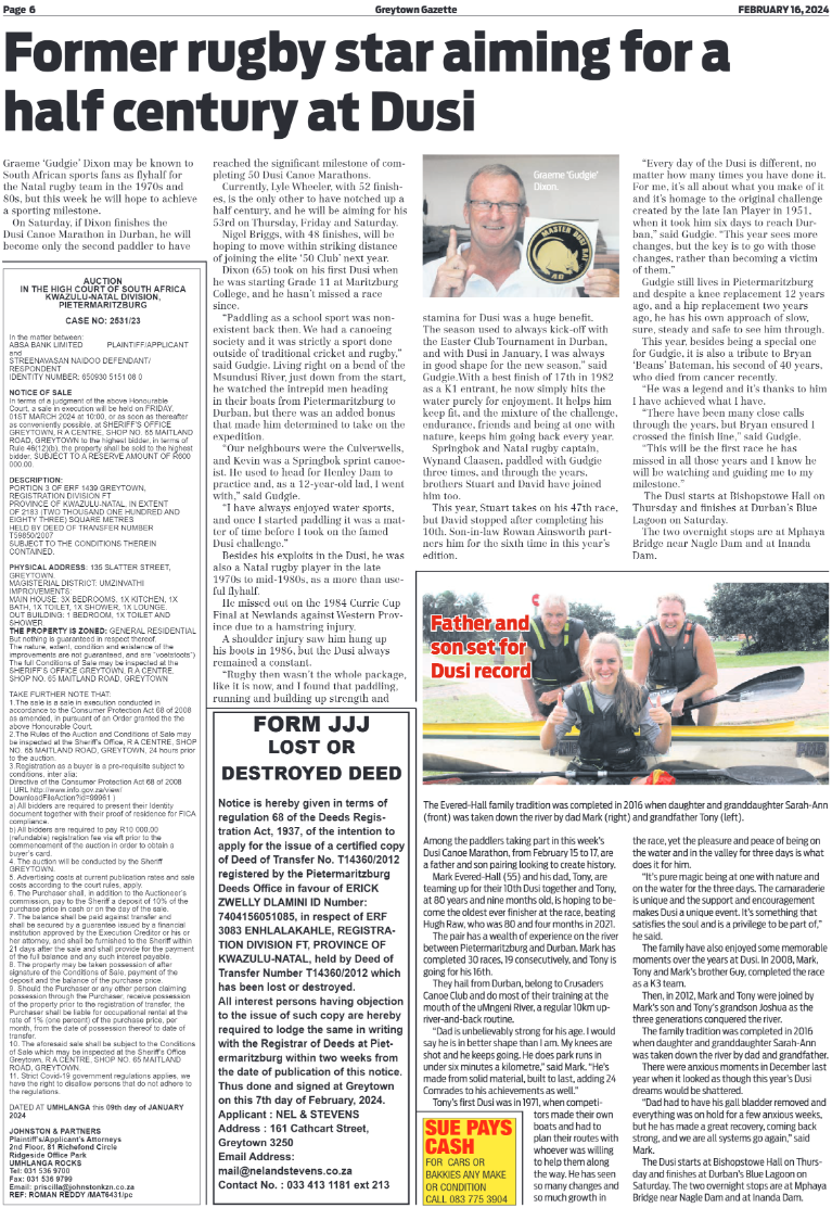 Greytown Gazette 160224 page 6