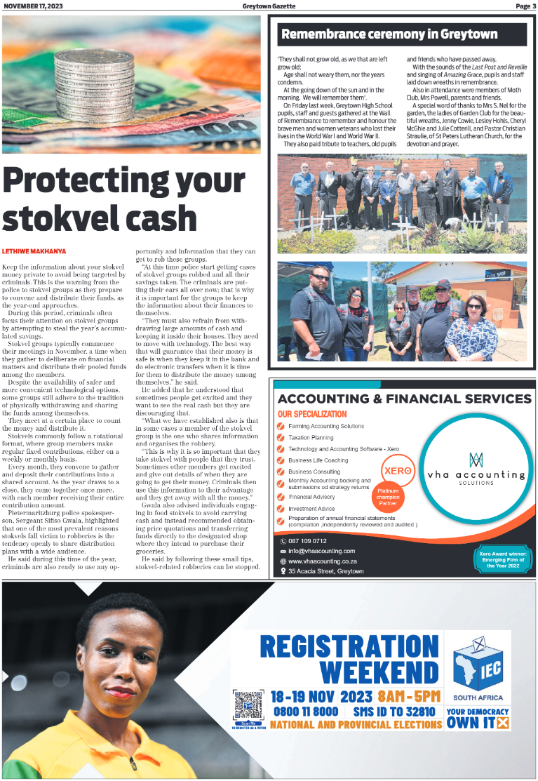 Greytown Gazette 171123 page 3