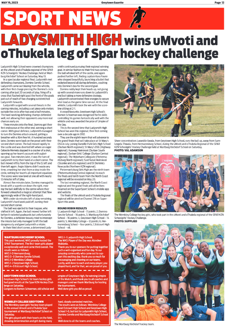 Greytown Gazette 190523 page 12