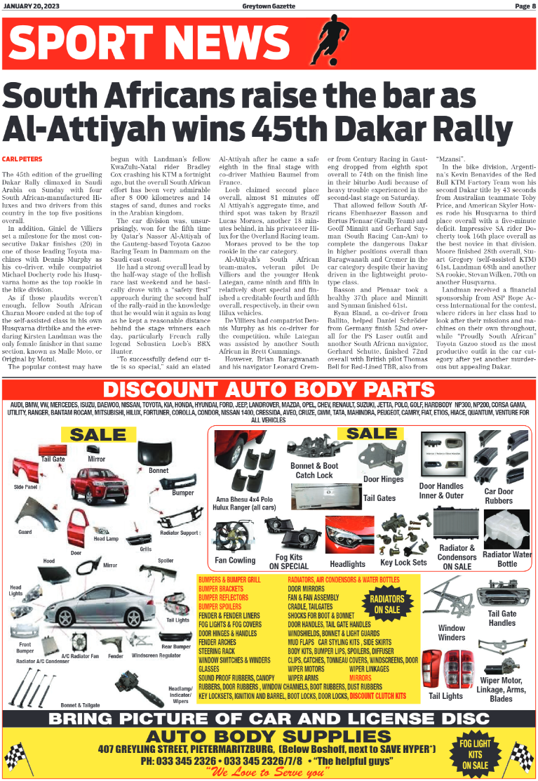 Greytown Gazette 200123 page 8