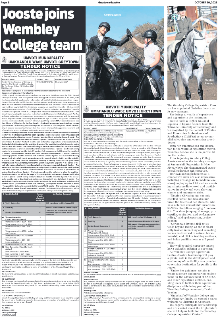 Greytown Gazette 201023 page 6