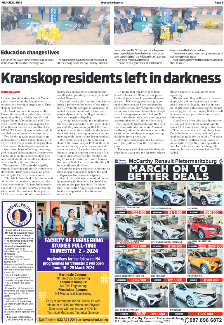 Greytown Gazette 220324 page 3