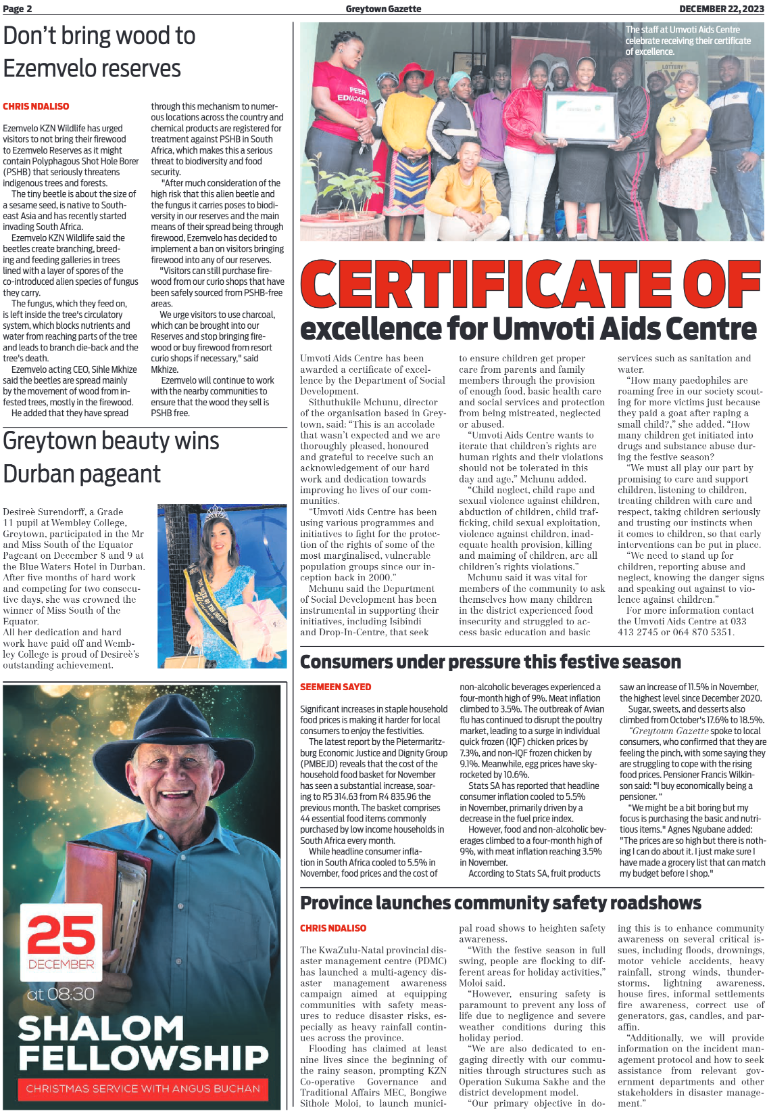 Greytown Gazette 221223 page 2
