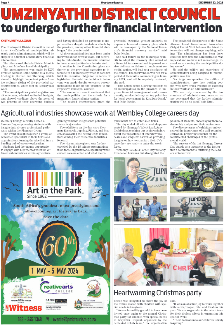 Greytown Gazette 221223 page 4