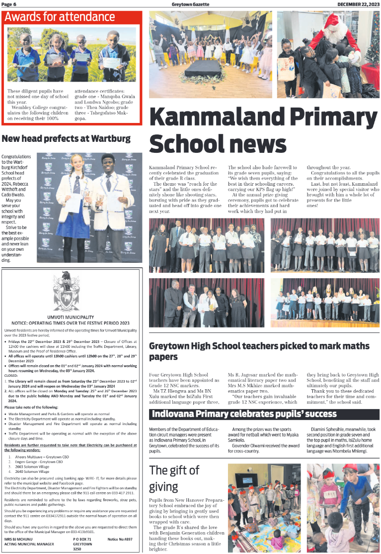 Greytown Gazette 221223 page 6