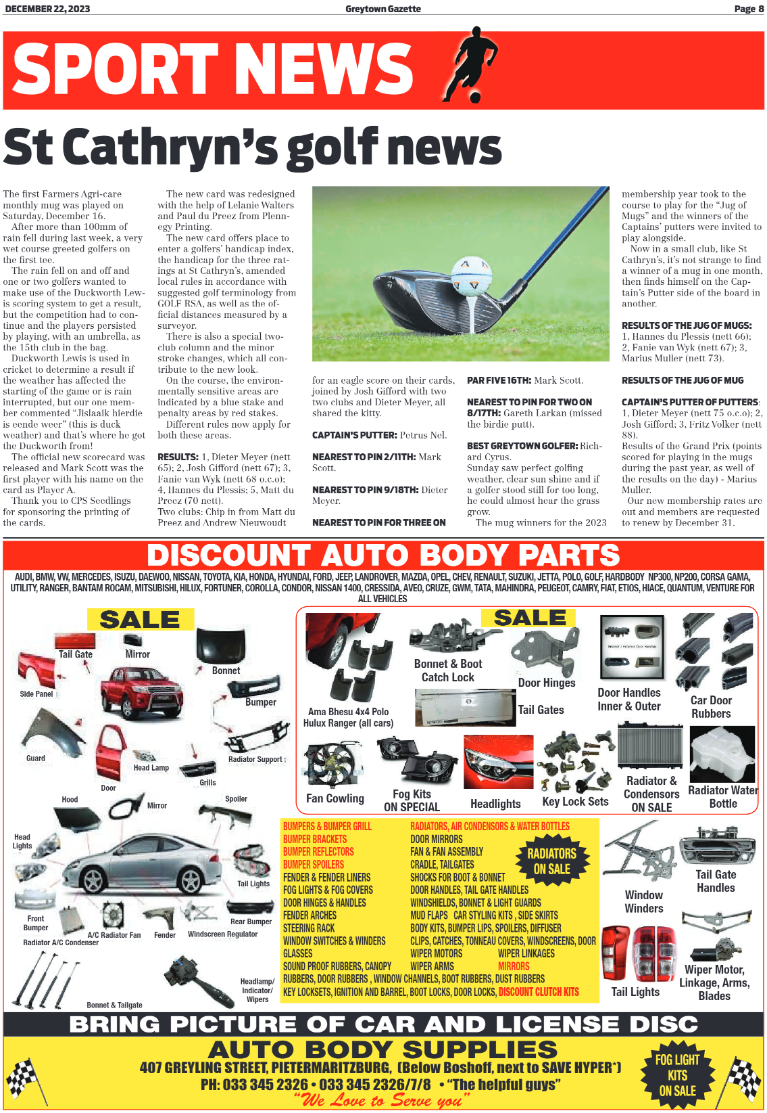 Greytown Gazette 221223 page 8