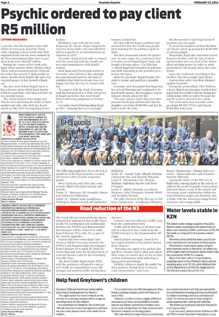 Greytown Gazette 230224 page 4