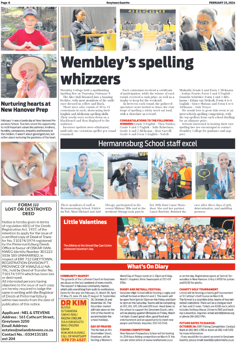 Greytown Gazette 230224 page 6