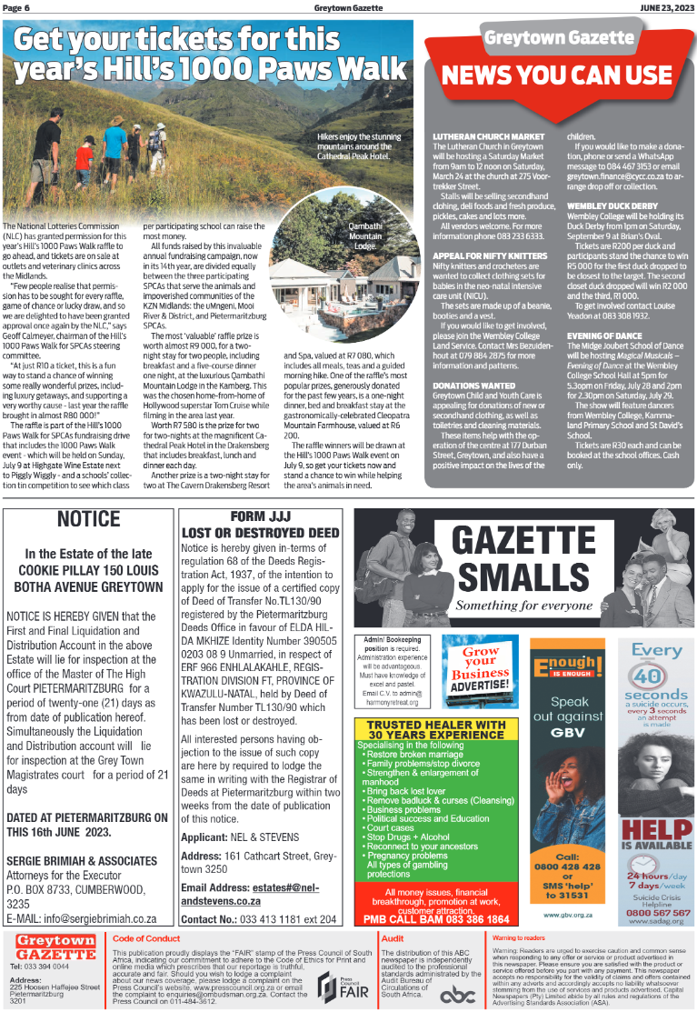Greytown Gazette 230623 page 6